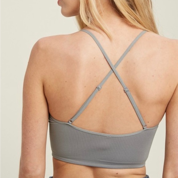 Slate Ribbed Brami - Picture 5 of 5